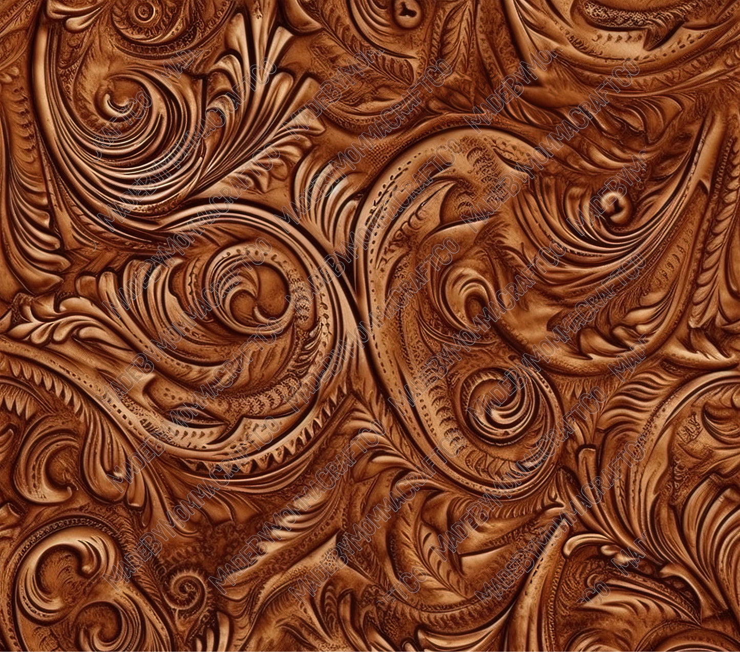 Leather Rustic - Vinyl Or Waterslide Seamless Wrap