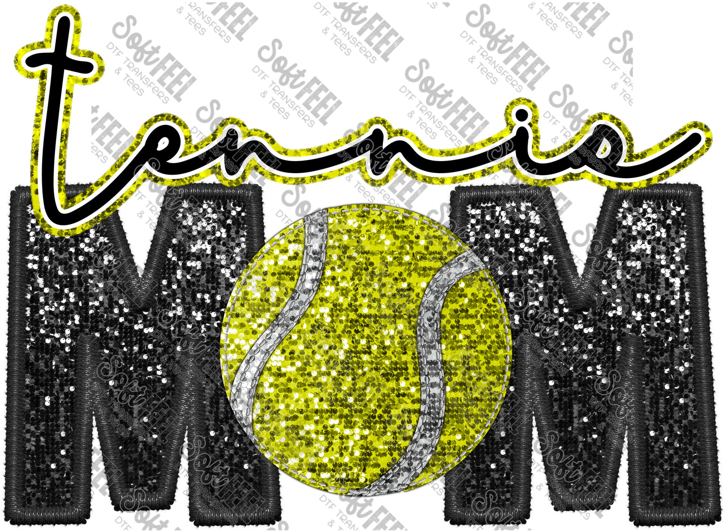 Tennis mom - Women's - Direct To Film Transfer / DTF - Heat Press Clothing Transfer