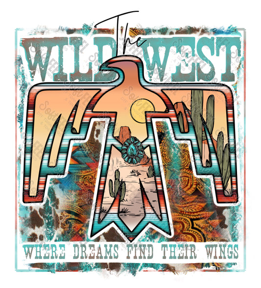 Wild West - Country Western - Direct To Film Transfer / DTF - Heat Press Clothing Transfer