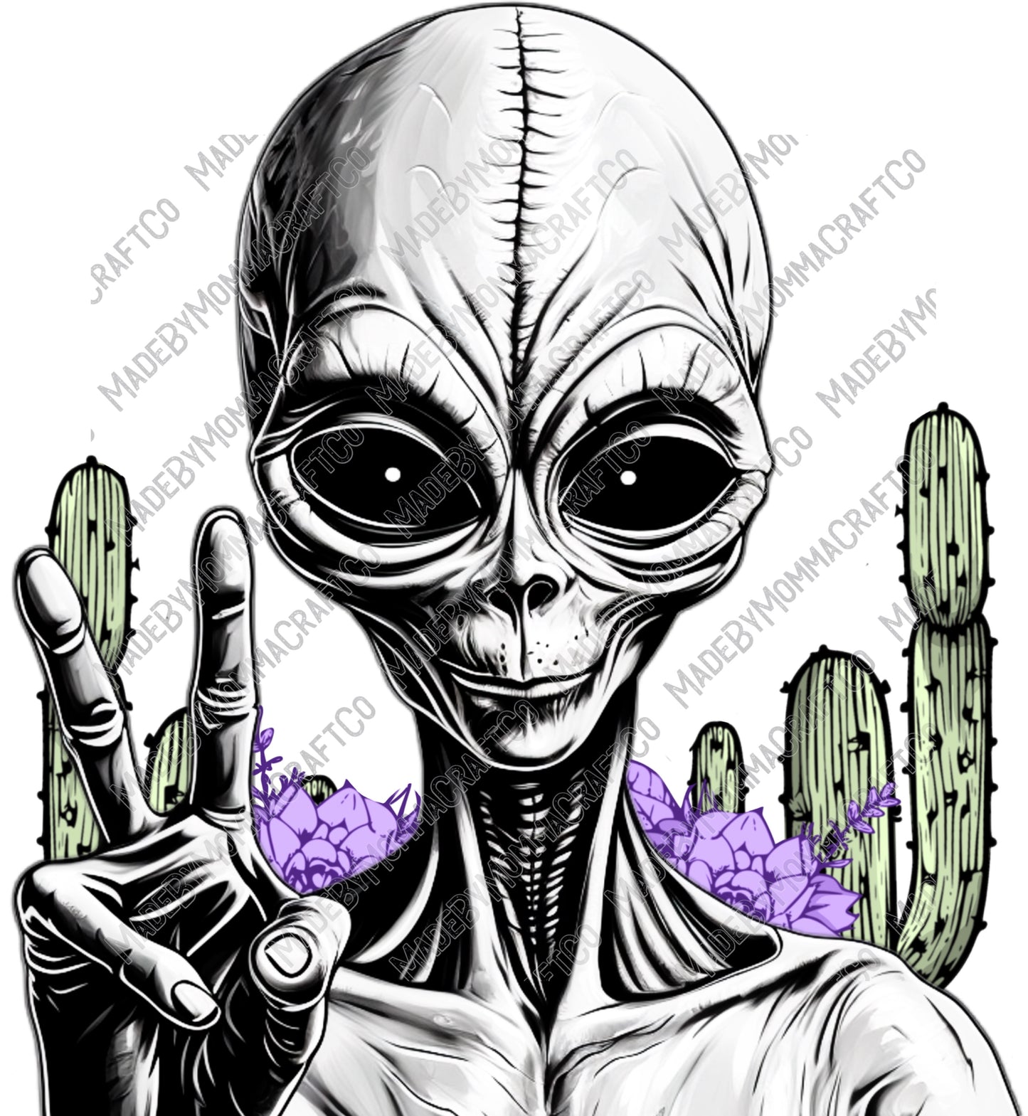 Alien -Cheat Clear Waterslide™ or White Cast Sticker