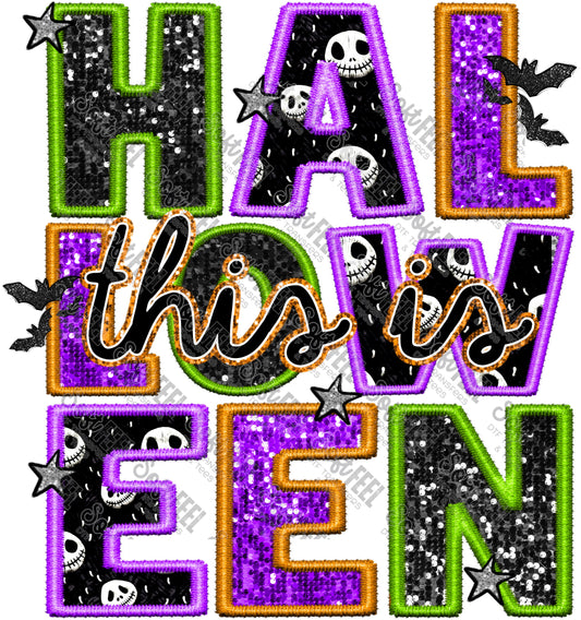 This Is Halloween - Halloween - Direct To Film Transfer / DTF - Heat Press Clothing Transfer