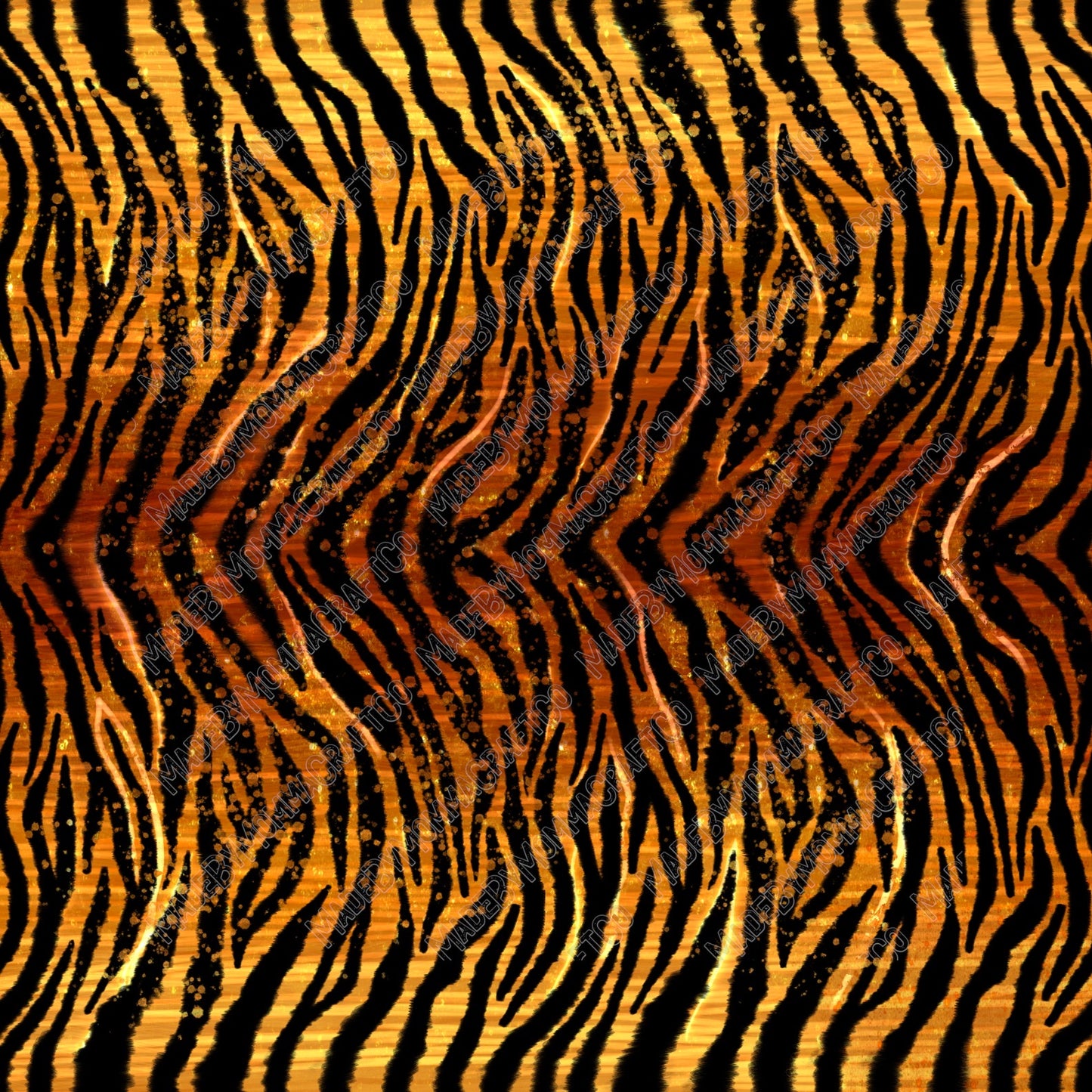 Tiger - Vinyl Or Waterslide Seamless Wrap