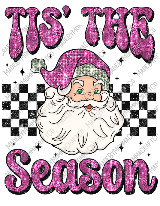 Tis The Season Faux Glitter - Christmas - Cheat Clear Waterslide™ or Cheat Clear Sticker Decal