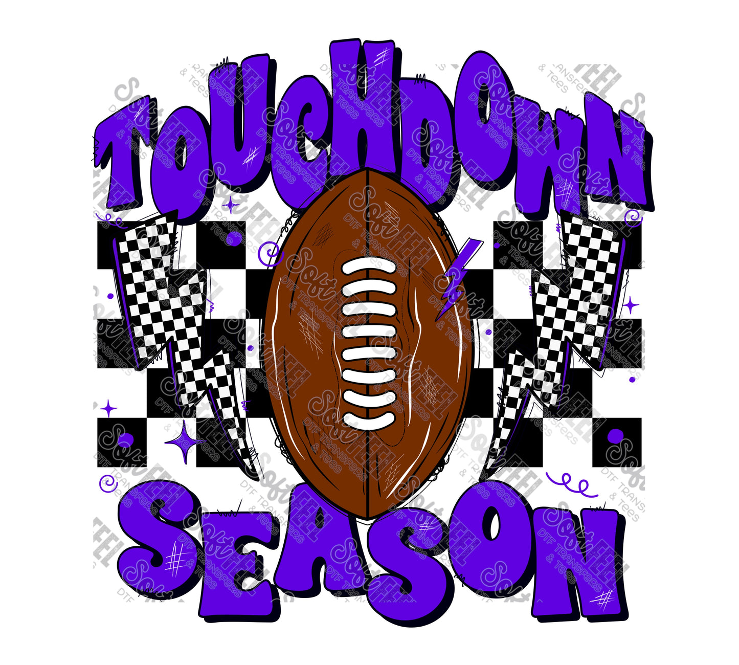 Touchdown Season 12 - Sports - Direct To Film Transfer / DTF - Heat Press Clothing Transfer