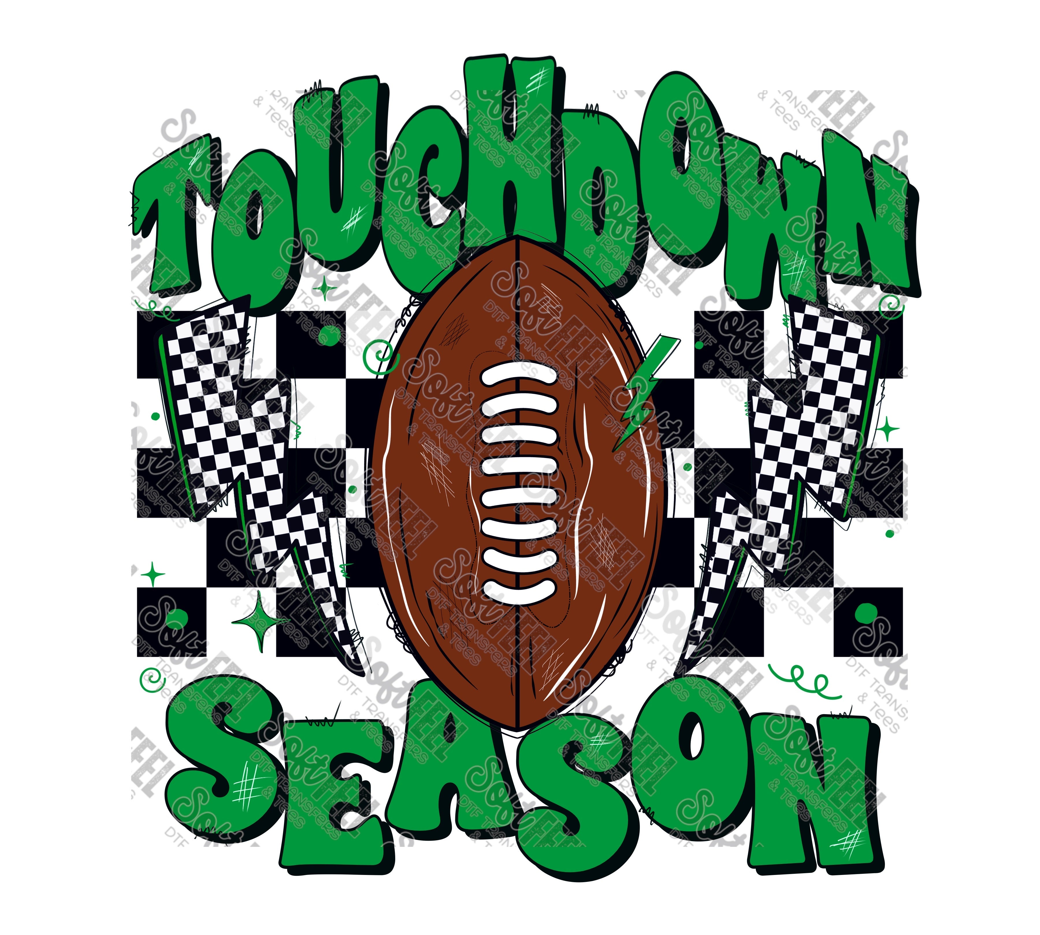 Touchdown Season 8 - Sports - Direct To Film Transfer / DTF - Heat Press Clothing Transfer
