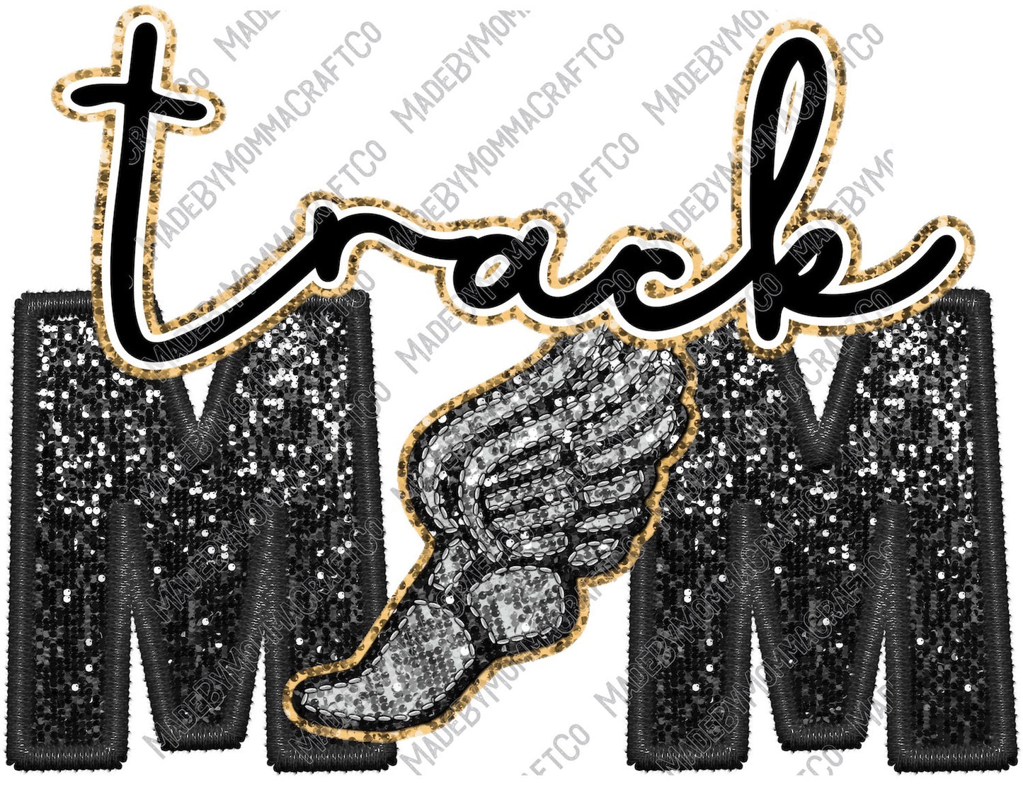 Track Mom - Sports - Cheat Clear Waterslide™ or White Cast Sticker