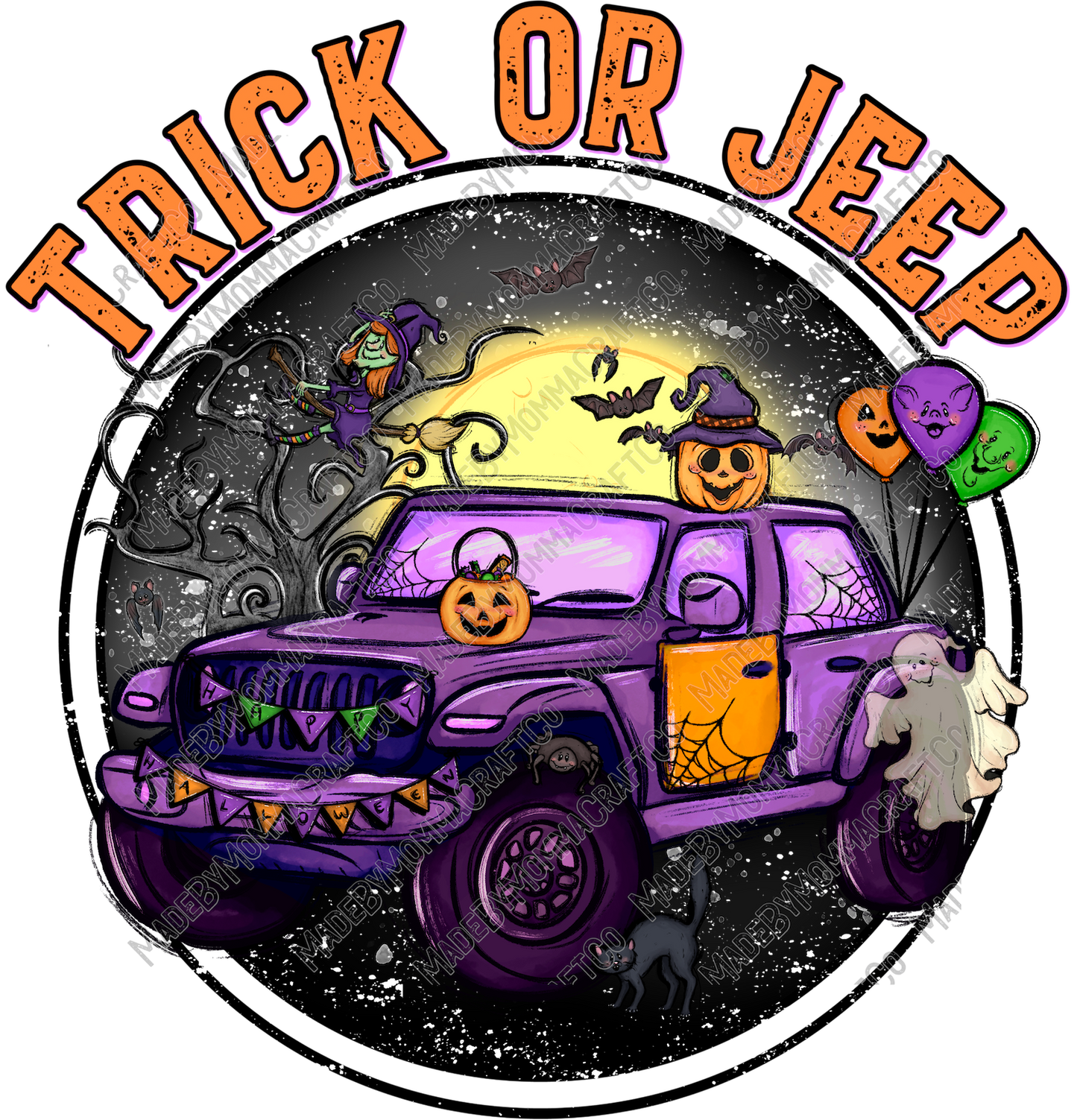 Trick or Vehicle - Cheat Clear Waterslide™ or White Cast Sticker