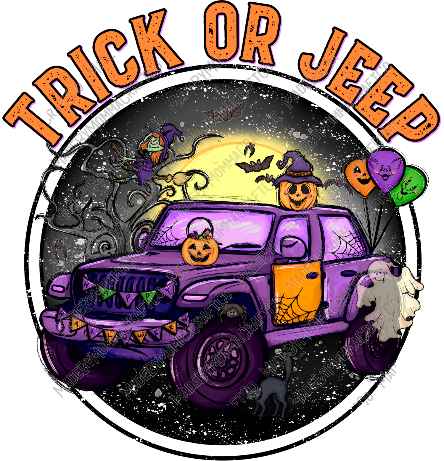 Trick or Vehicle - Cheat Clear Waterslide™ or UV DTF Sticker