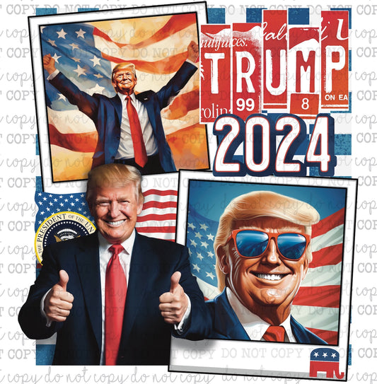 Trump 2024 - Political - Cheat Clear Waterslide™ or Cheat Clear Sticker Decal
