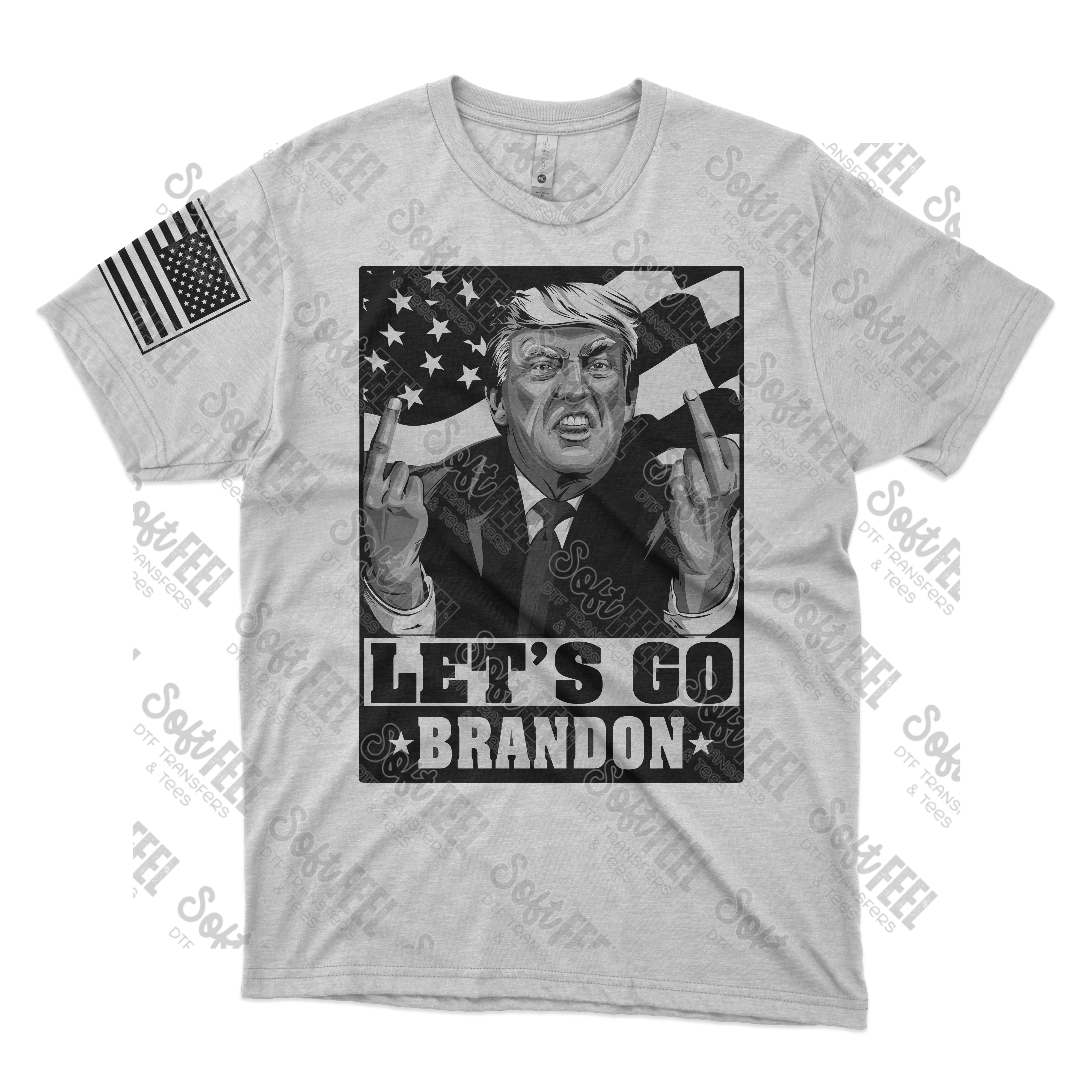 Let&#39;s Go Brandon Trump- Patriotic / Political - Direct To Film Transfer / DTF - Heat Press Clothing Transfer