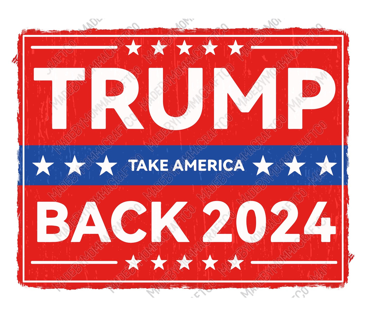 Trump 2024 - Cheat Clear Waterslide™ or White Cast Sticker