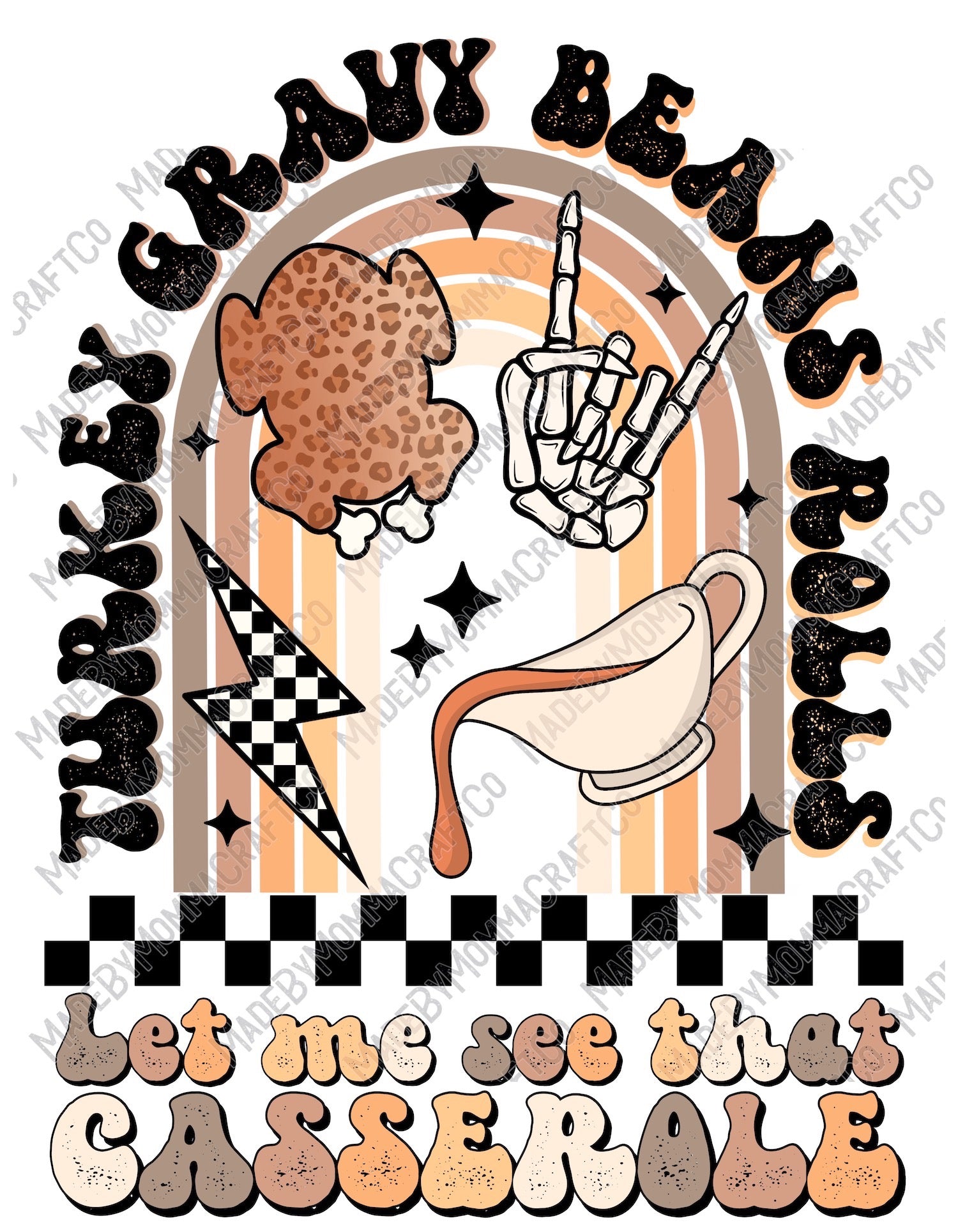 Turkey Gravy - Fall - Cheat Clear Waterslide™ or White Cast Sticker