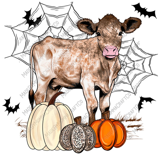 Halloween Cow -Cheat Clear Waterslide™ or White Cast Sticker