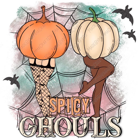 Spicy Ghouls / Halloween Spooky  -Cheat Clear Waterslide™ or White Cast Sticker