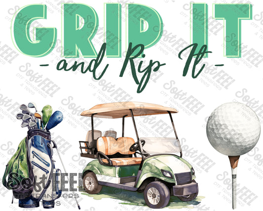Grip It And Rip It - Sports - Direct To Film Transfer / DTF - Heat Press Clothing Transfer
