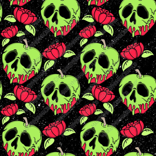 Villain Apple Seamless - Halloween - or Waterslide Wrap - 20oz and 30oz