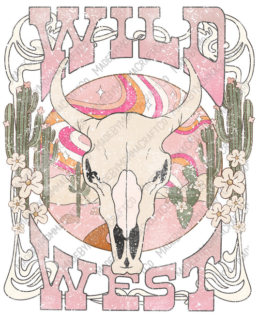 Wild West Grunge Retro - Country Western - Cheat Clear Waterslide™ or White Cast Sticker