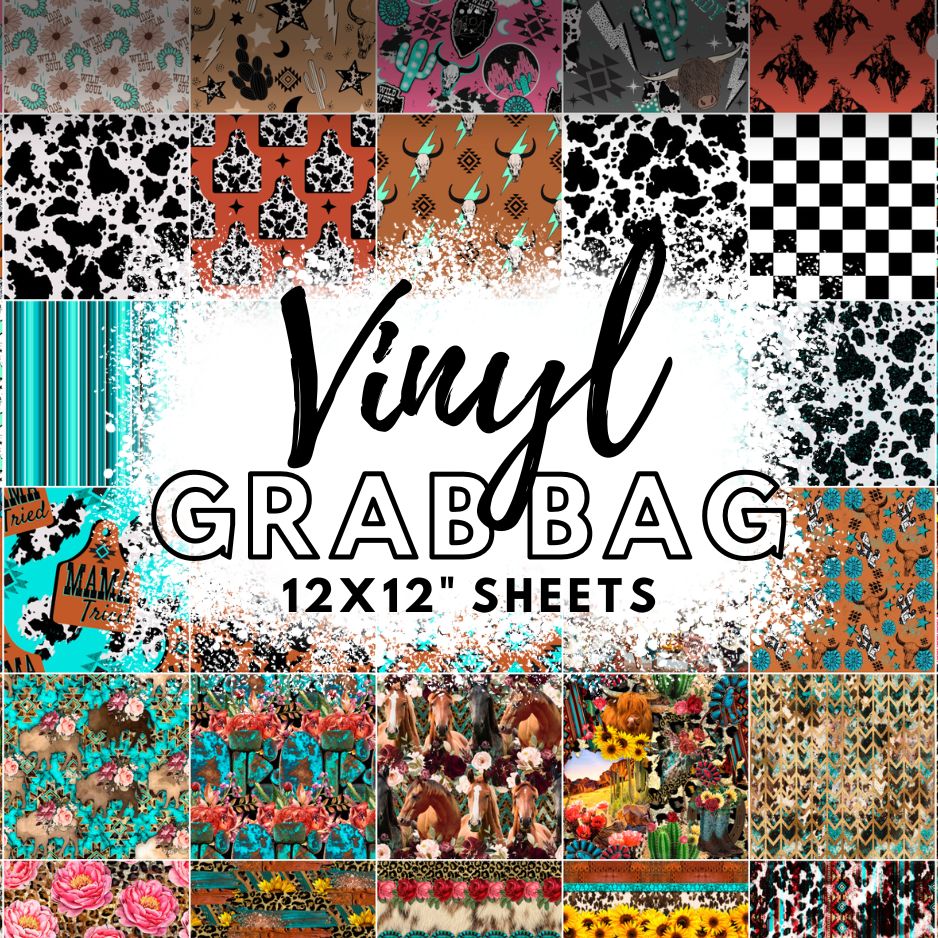 Printed Vinyl Grab Bag - Full Sheets