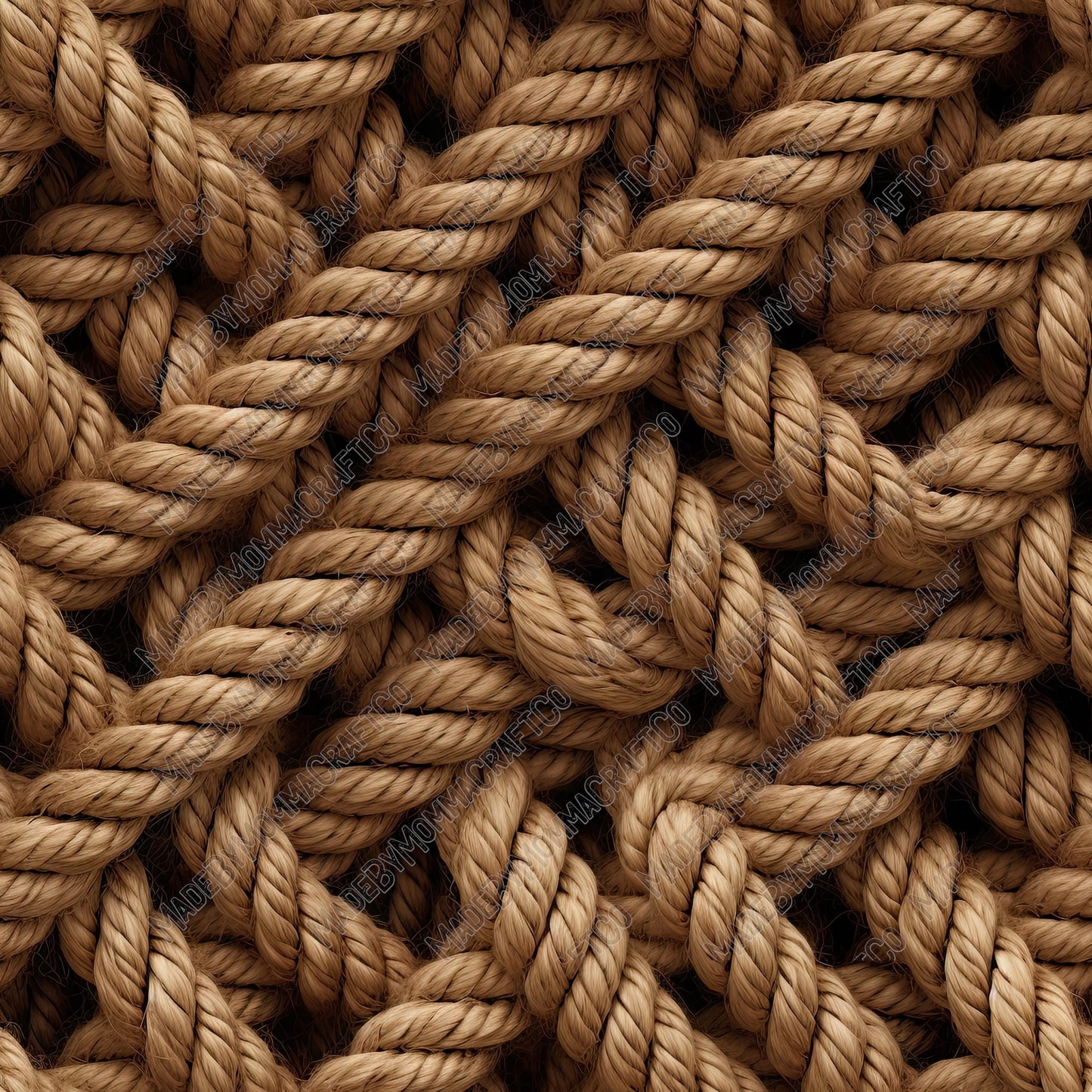 Western Rope Texture 1 - Vinyl Or Waterslide Seamless Wrap