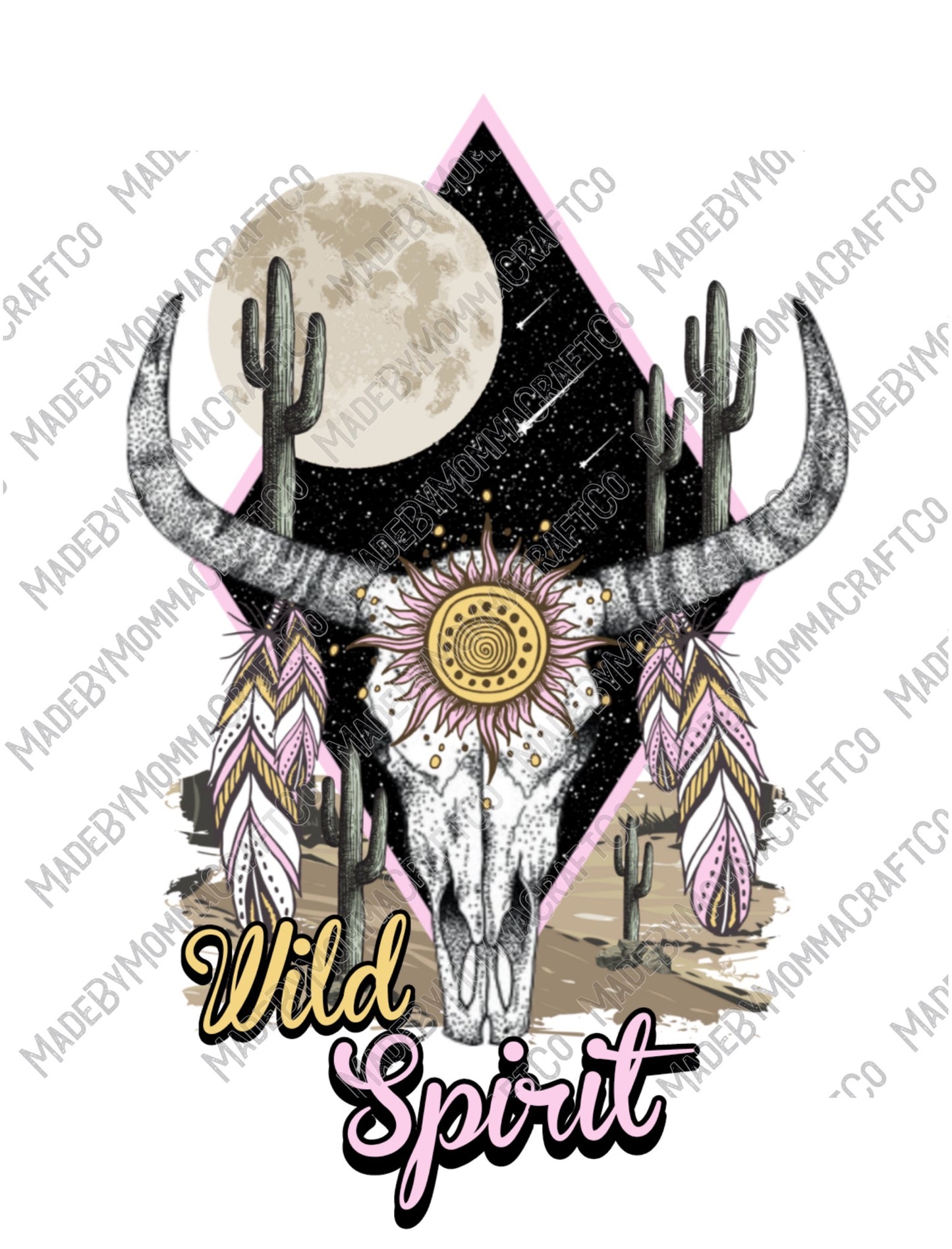 Wild Spirit Pink - Country Western - Cheat Clear Waterslide™ or White Cast Sticker