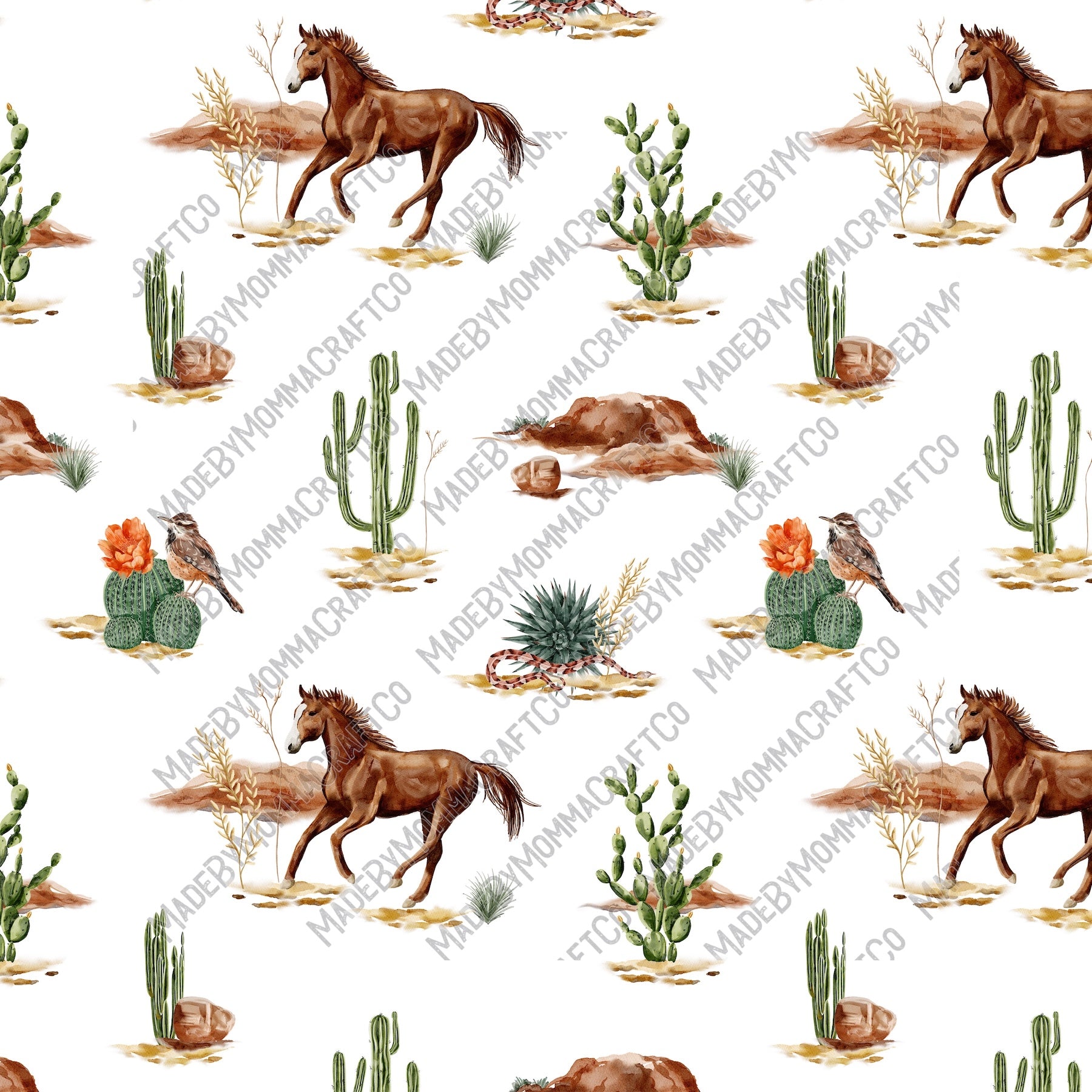 WildWest Pattern 1 - Vinyl Or Waterslide Seamless Wrap