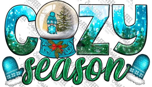 Winter Cozy Season - Christmas - Direct To Film Transfer / DTF - Heat Press Clothing Transfer