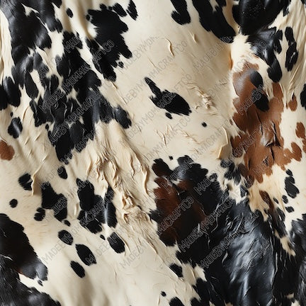 Wrinkled Cowhide Western 9 - Vinyl Or Waterslide Seamless Wrap