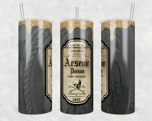 Arsenic - Halloween - Sublimation or Waterslide Wrap - 20oz and 30oz