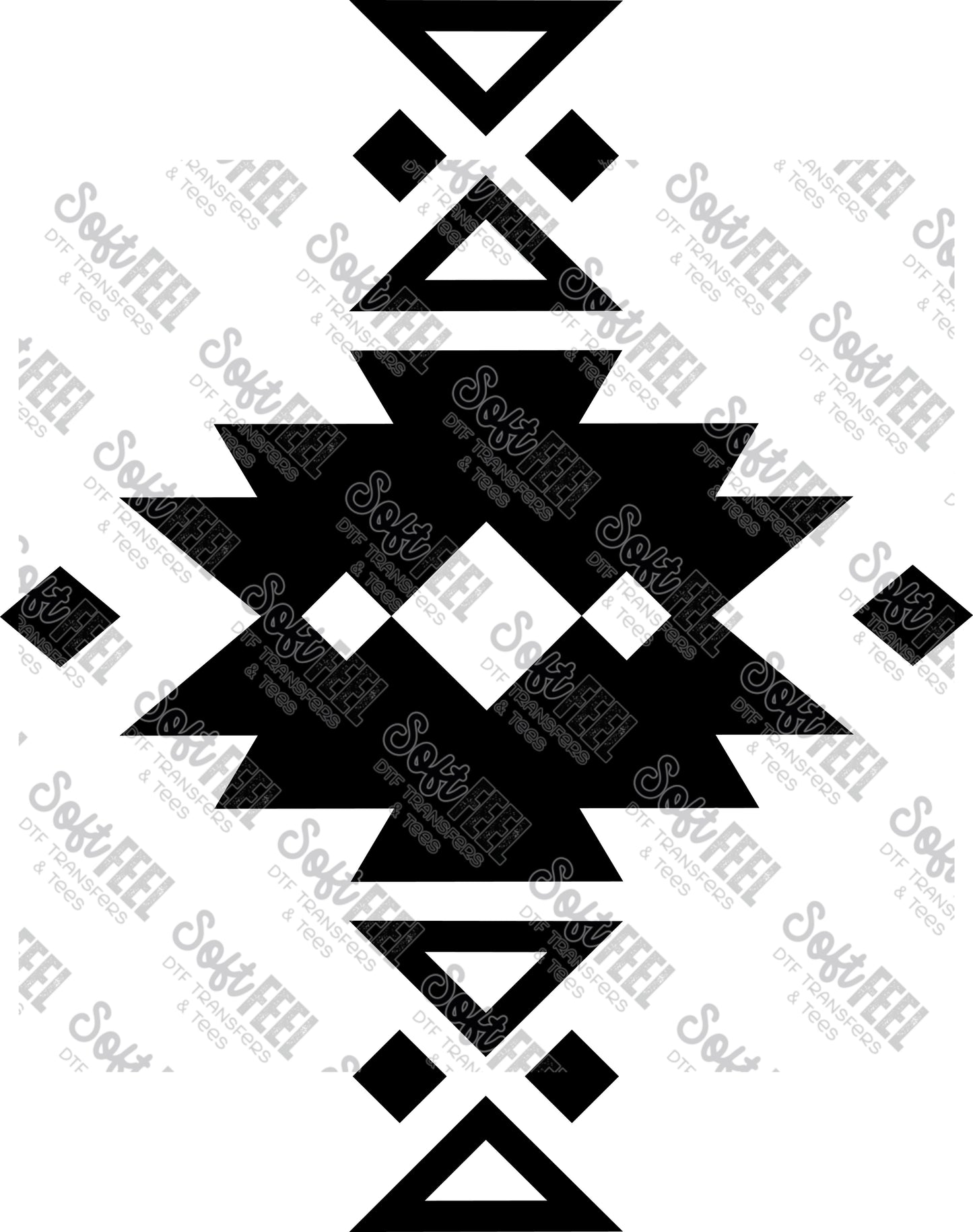 Aztec Tribal Shape 2 - Patches & Patterns - Direct To Film Transfer / DTF - Heat Press Clothing Transfer