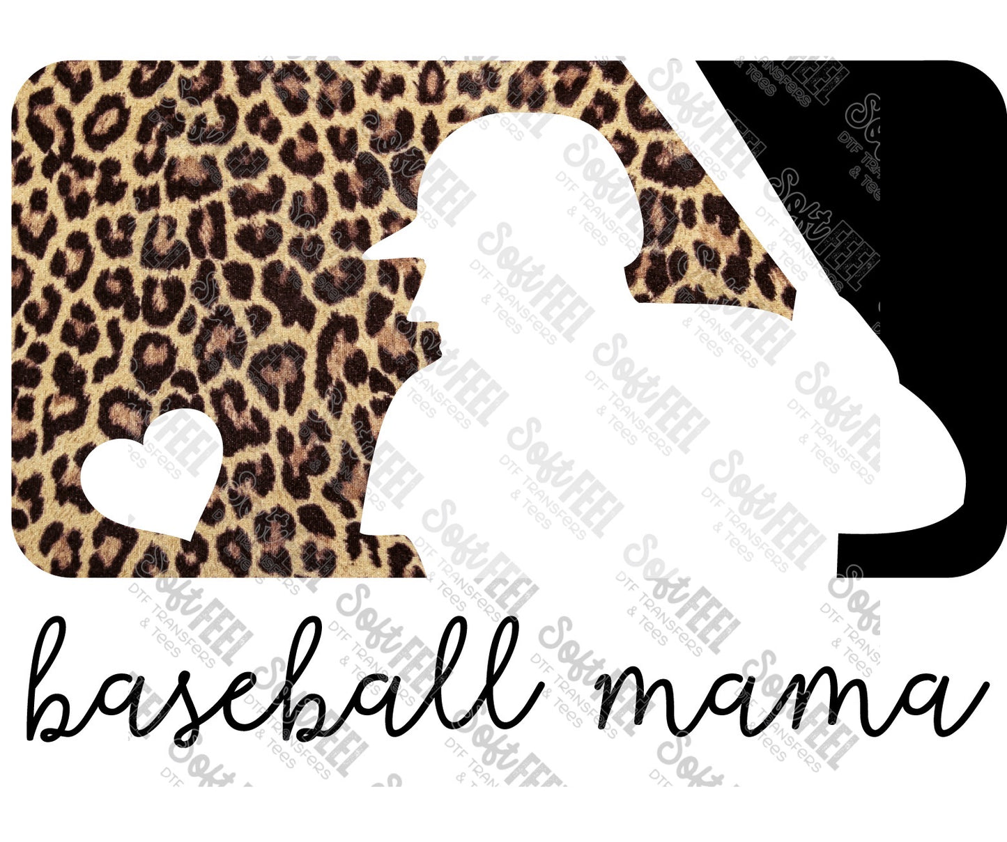 Baseball Mama - Sports - Direct To Film Transfer / DTF - Heat Press Clothing Transfer