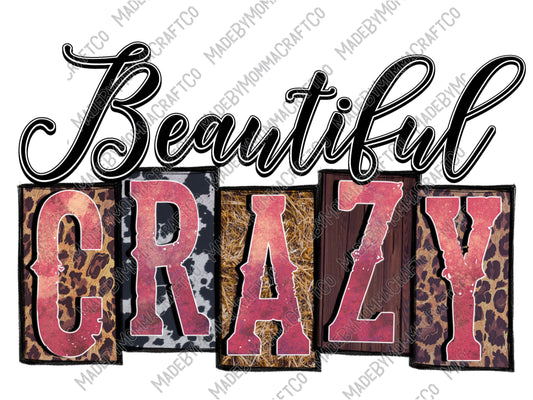 Beautiful Crazy Plate Letters - Country / Music - Cheat Clear Waterslide™ or Cheat Clear Sticker Decal