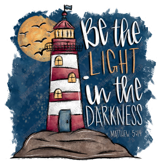 Be the Light Lighthouse - Western - Cheat Clear Waterslide™ or White Cast Sticker