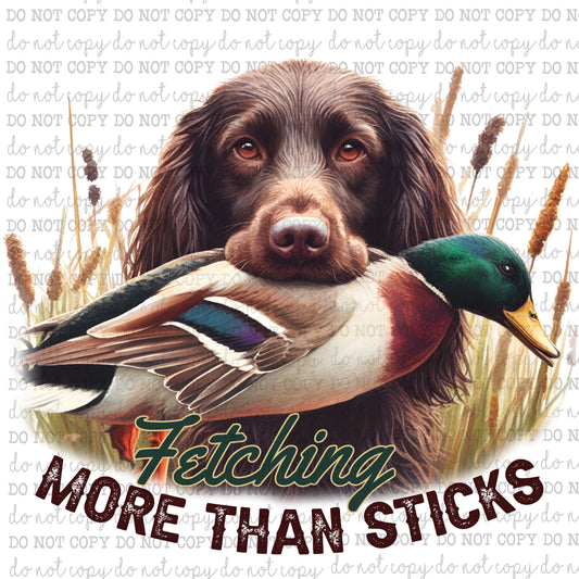 Boykin Fetching - Hunting - Cheat Clear Waterslide™ or White Cast Sticker