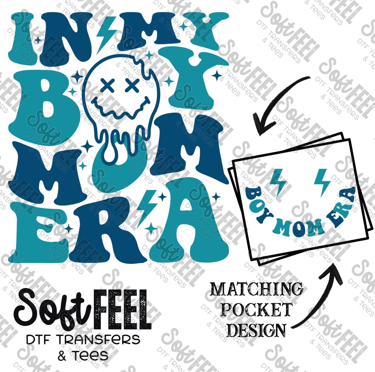 Boy Mom Era - Women's - Direct To Film Transfer / DTF - Heat Press Clothing Transfer