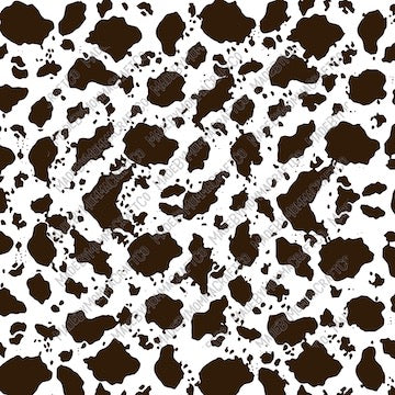 Brown Cow Spots - Patches or Patterns - Cheat Clear Waterslide™ or Cheat Clear Sticker Decal