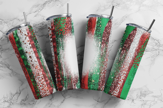 Christmas Pattern - Sublimation or Waterslide Wrap - 20oz and 30oz