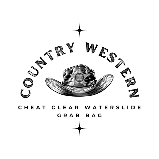 Country Western Cheat Clear Waterslide Grab Bag