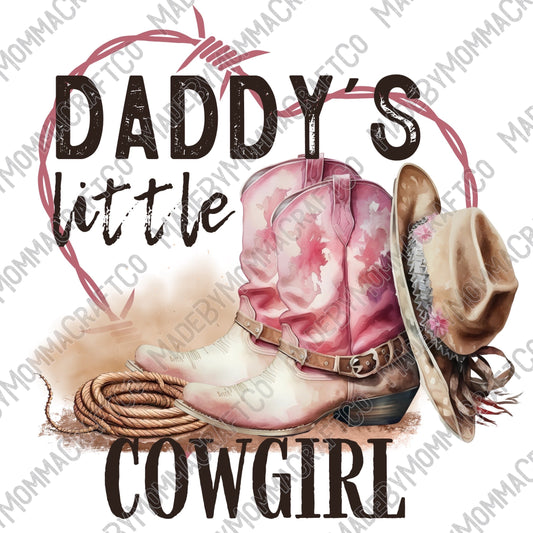 Daddy's Little Cowgirl - Cheat Clear Waterslide™ or White Cast Sticker