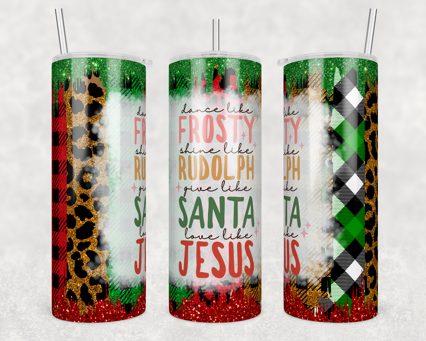 Dance Like Christmas Movies - Sublimation or Waterslide Wrap - 20oz and 30oz