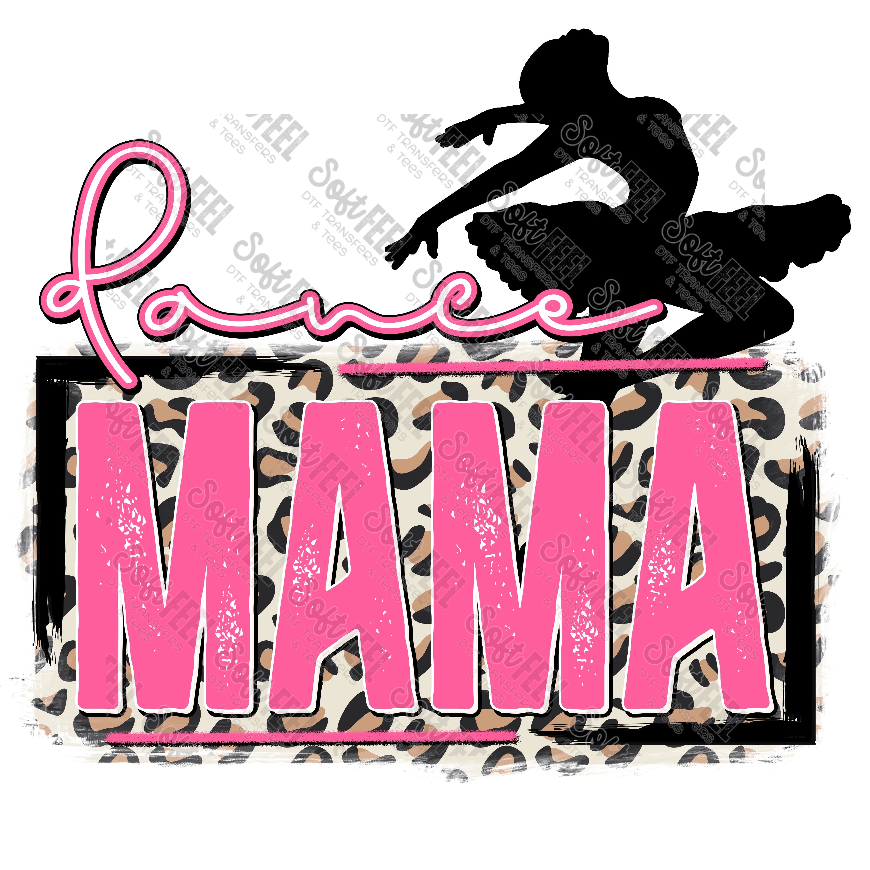 dance mama pink - Women&#39;s / Sports - Direct To Film Transfer / DTF - Heat Press Clothing Transfer