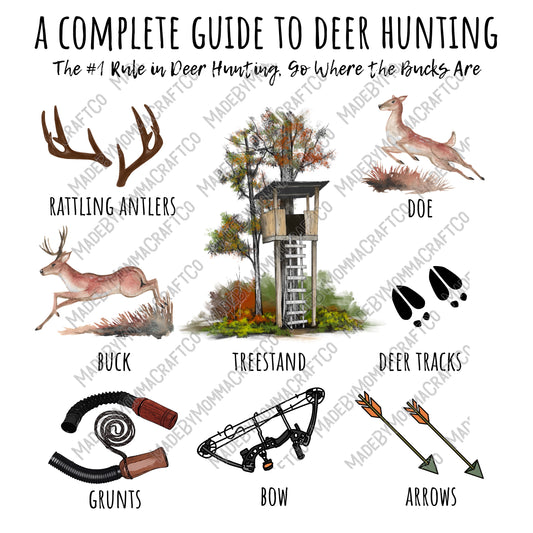 Complete Guide to Deer Hunting - Cheat Clear Waterslide™ or White Cast Sticker