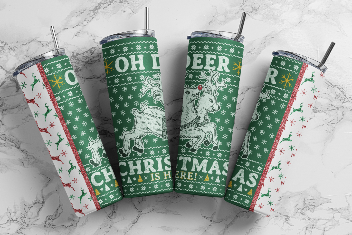 Oh Deer - Sublimation or Waterslide Wrap - 20oz and 30oz