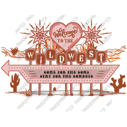 Welcome To The Wild West - Country Western / Retro - Cheat Clear Waterslide™ or White Cast Sticker