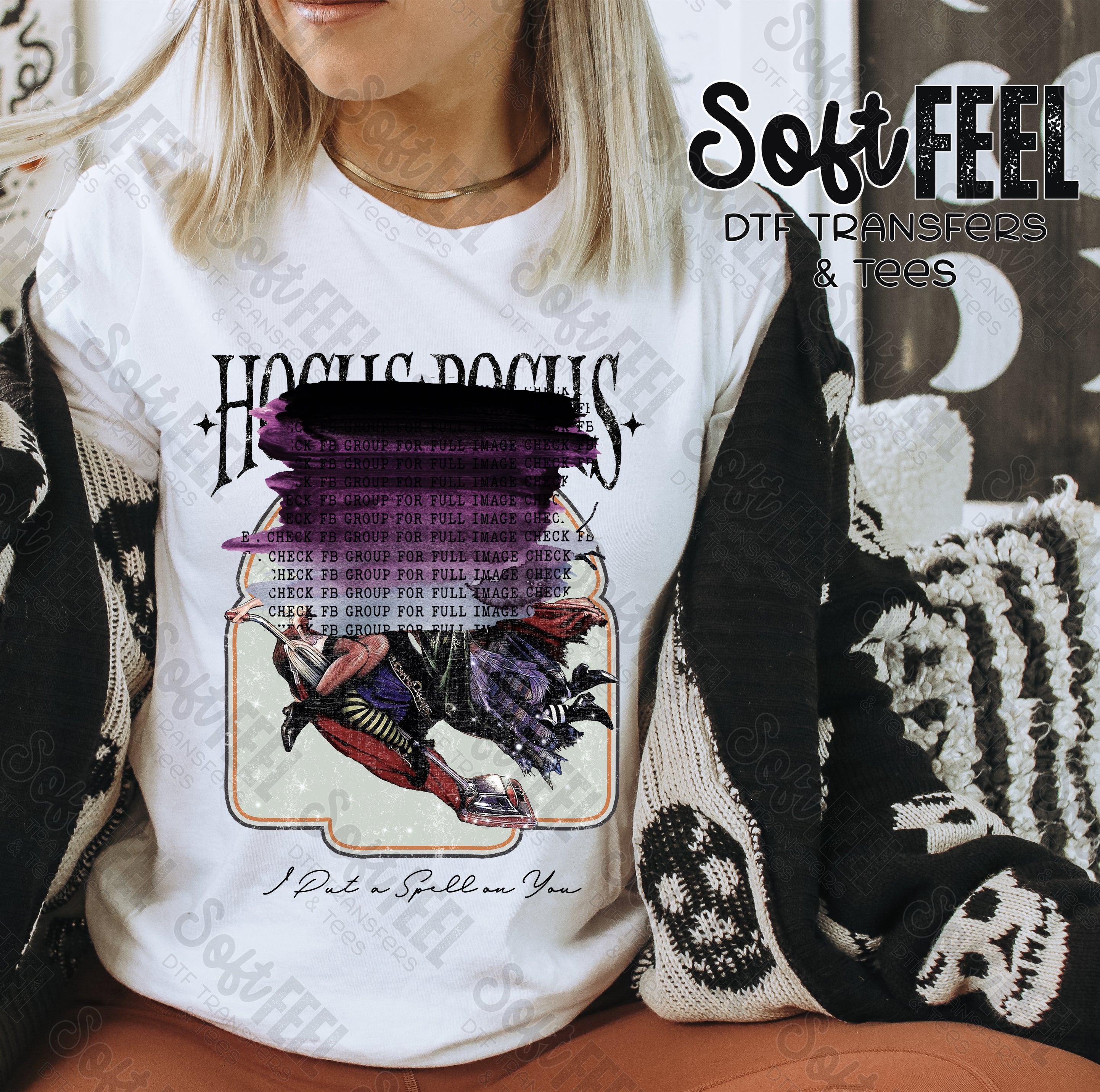 Spell on you - Halloween Horror - Direct To Film Transfer / DTF - Heat Press Clothing Transfer
