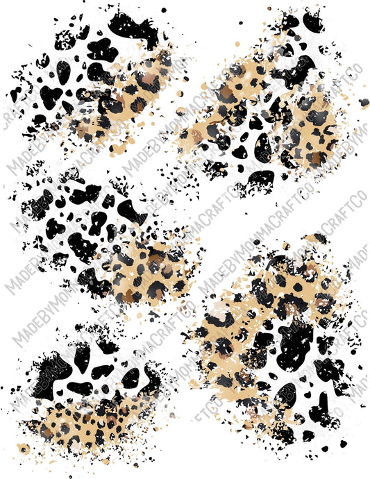 Leopard Cow - Patches or Patterns - Cheat Clear Waterslide™ or White Cast Sticker