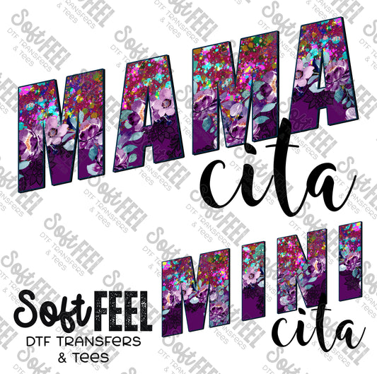 Mama Cita Mini Cita - Mama Mini Set / Youth / Women's - Direct To Film Transfer / DTF - Heat Press Clothing Transfer