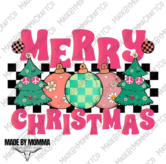 Merry Christmas - Christmas - Cheat Clear Waterslide™ or White Cast Sticker