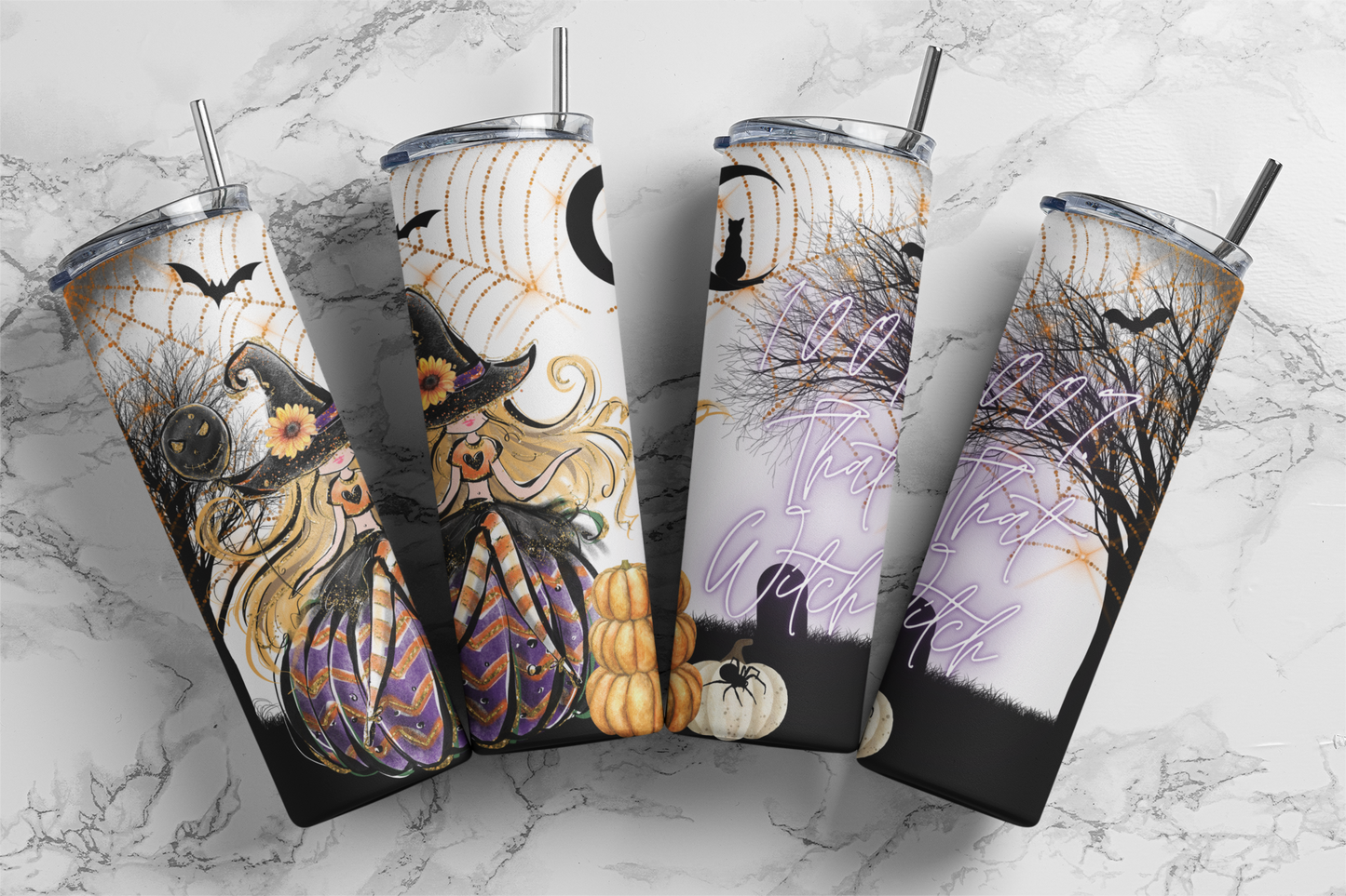 100 That Witch - Halloween - Sublimation or Waterslide Wrap - 20oz and 30oz