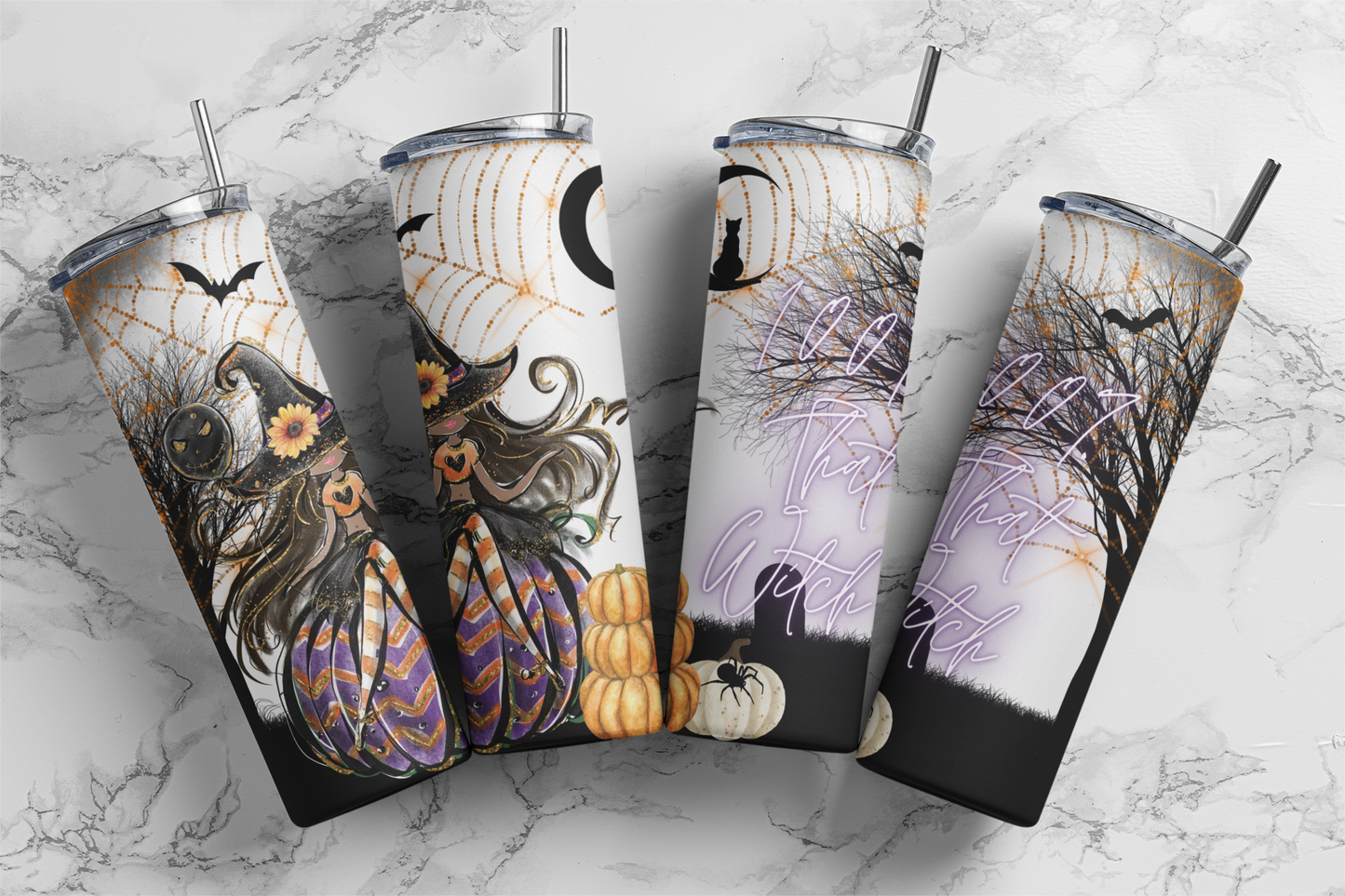 100 That Witch - Halloween - Sublimation or Waterslide Wrap - 20oz and 30oz