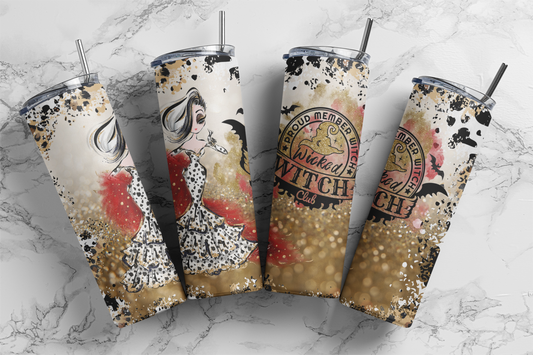 Wicked Witch Club - Halloween - Sublimation or Waterslide Wrap - 20oz and 30oz